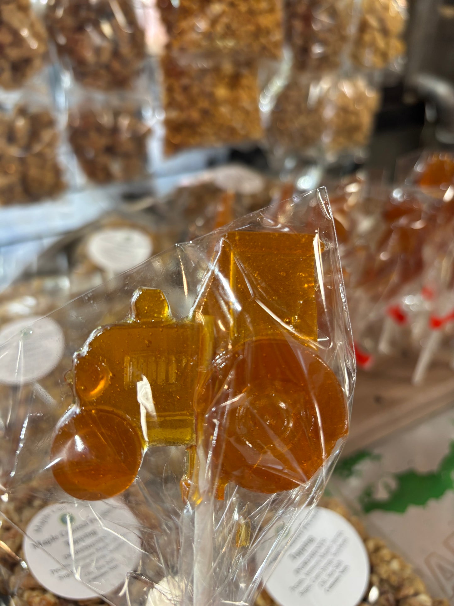 Vermont Maple Lollipop- Tractor