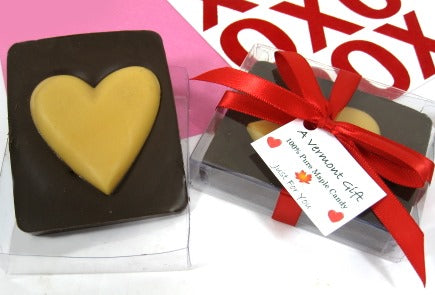 Chocolate-Maple Bar & Maple Candy Heart Combo