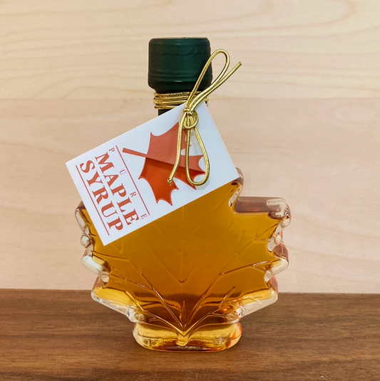 Medium Maple Syrup Leaf Bottle- 3.4oz