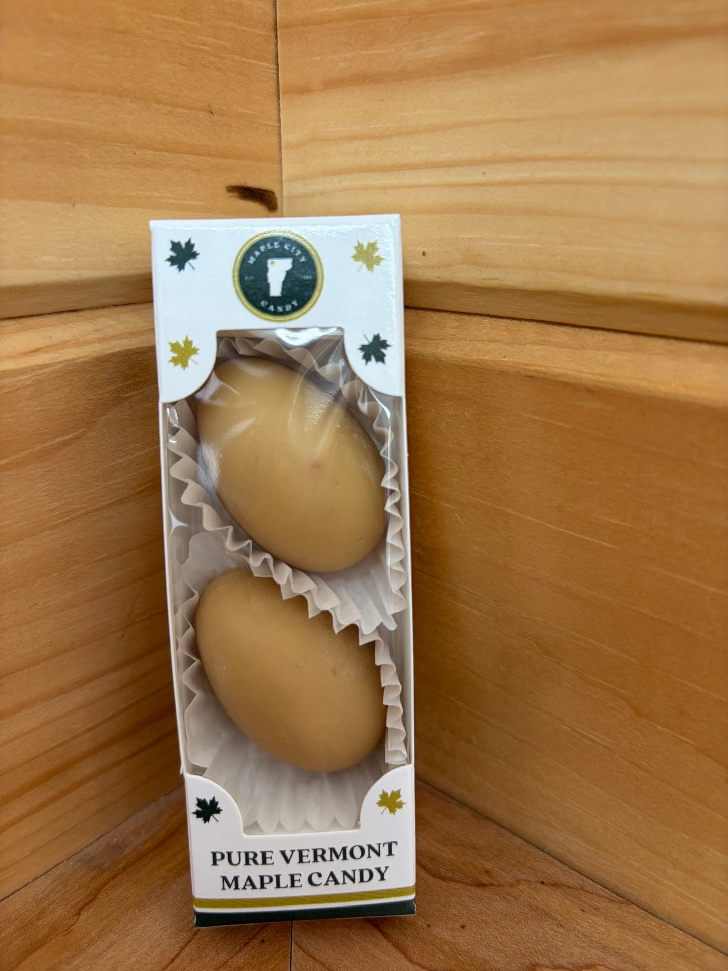 Pure Vermont Maple Candy- 2 Piece Easter Eggs