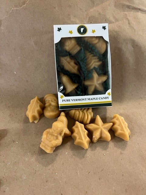 Pure Vermont Maple Candy- 5 Piece Holiday Fancies