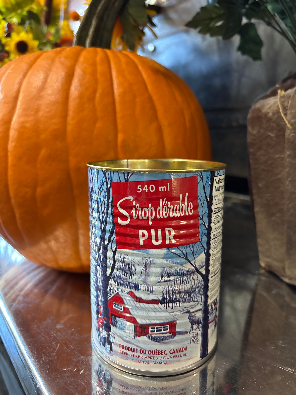 Sugarhouse Candle - A Maple Scented Soy Candle in a Vintage Styled Tin