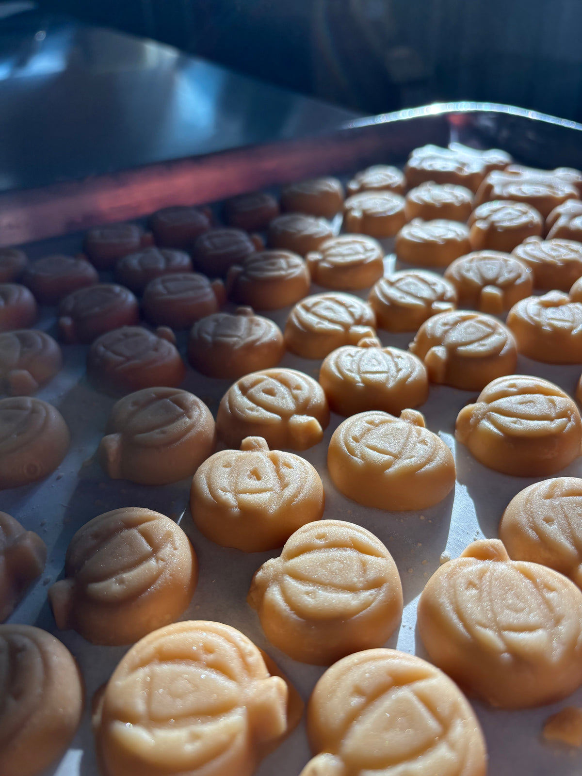 Pure VT Maple Sugar Candy - Pumpkin Shaped - 24 Piece