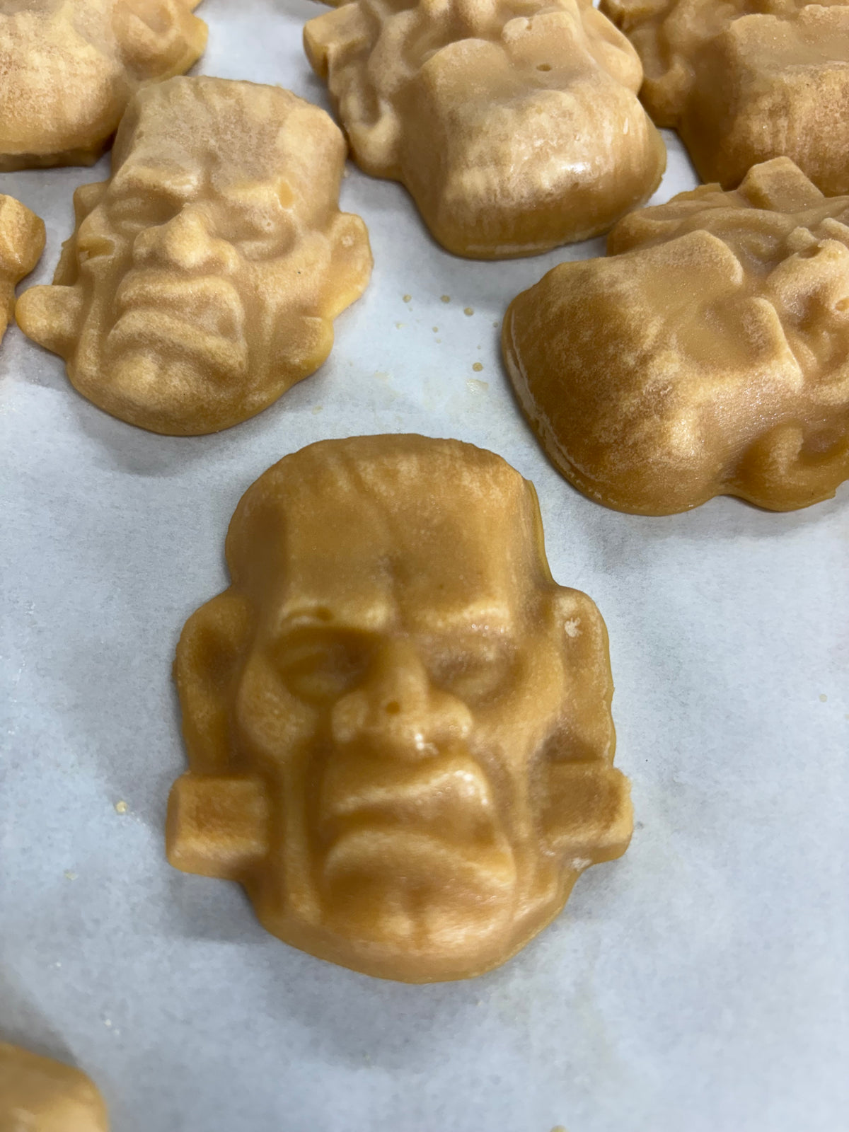 Pure VT Sugar Maple Candy - Large Frankenstein Monster Shaped - Individual Pieces