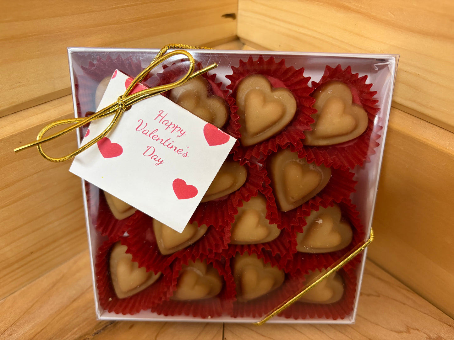 Pure Vermont Maple Candy- Hearts Gift Box- 14 Piece