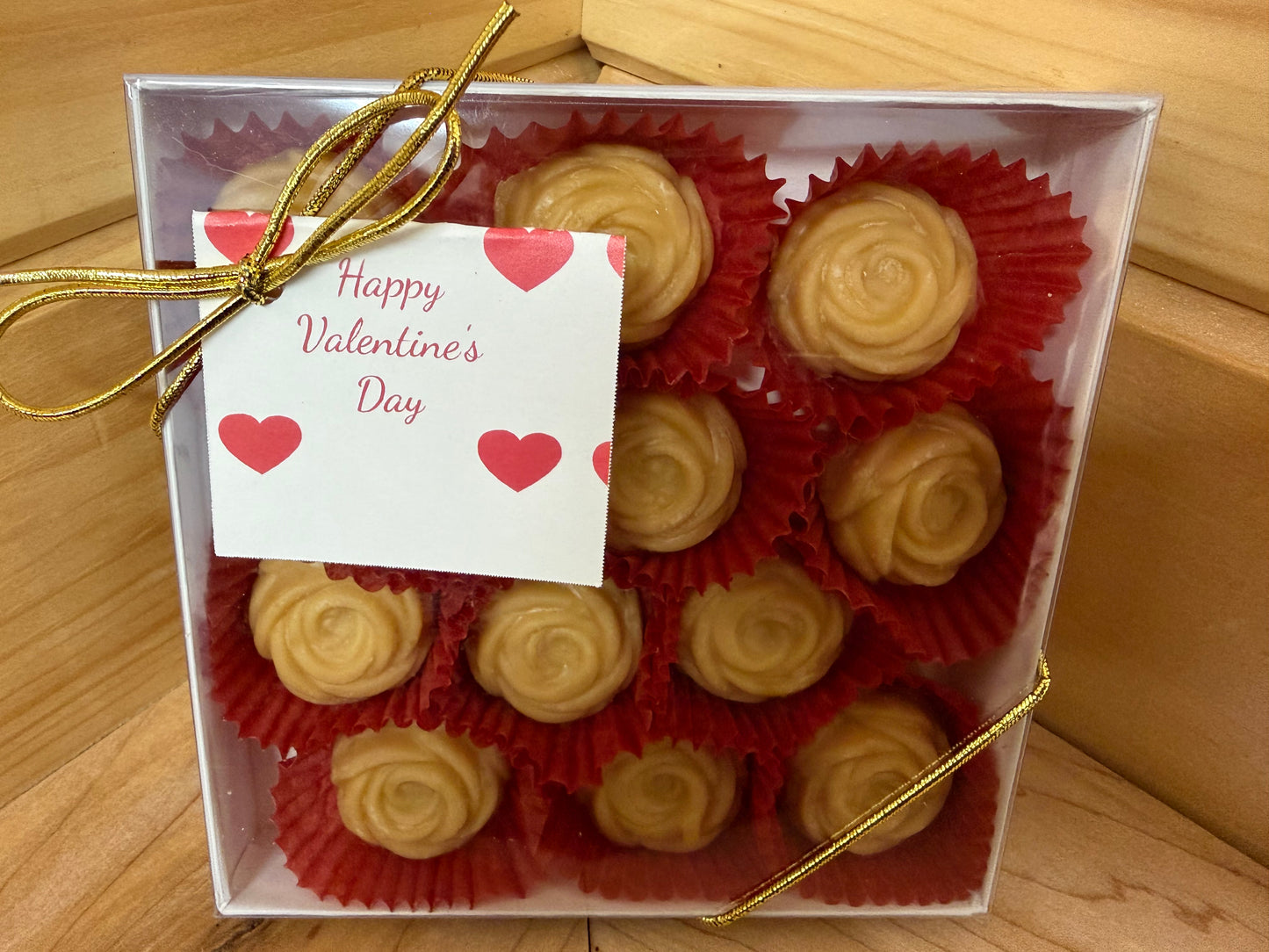 Pure Vermont Maple Candy - 12 Piece Roses Gift Box