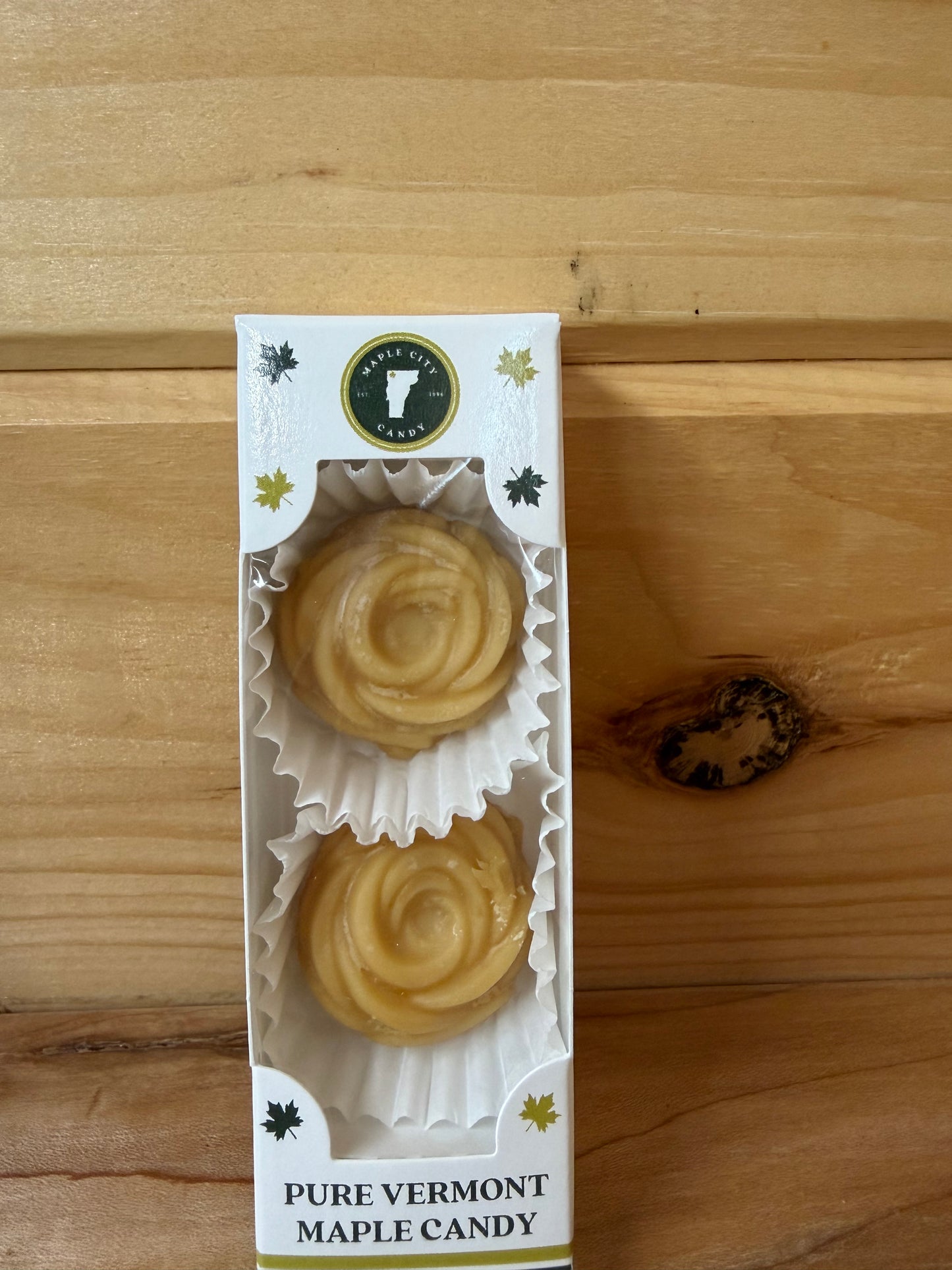 Pure Vermont Maple Candy- 2 Pieces Roses