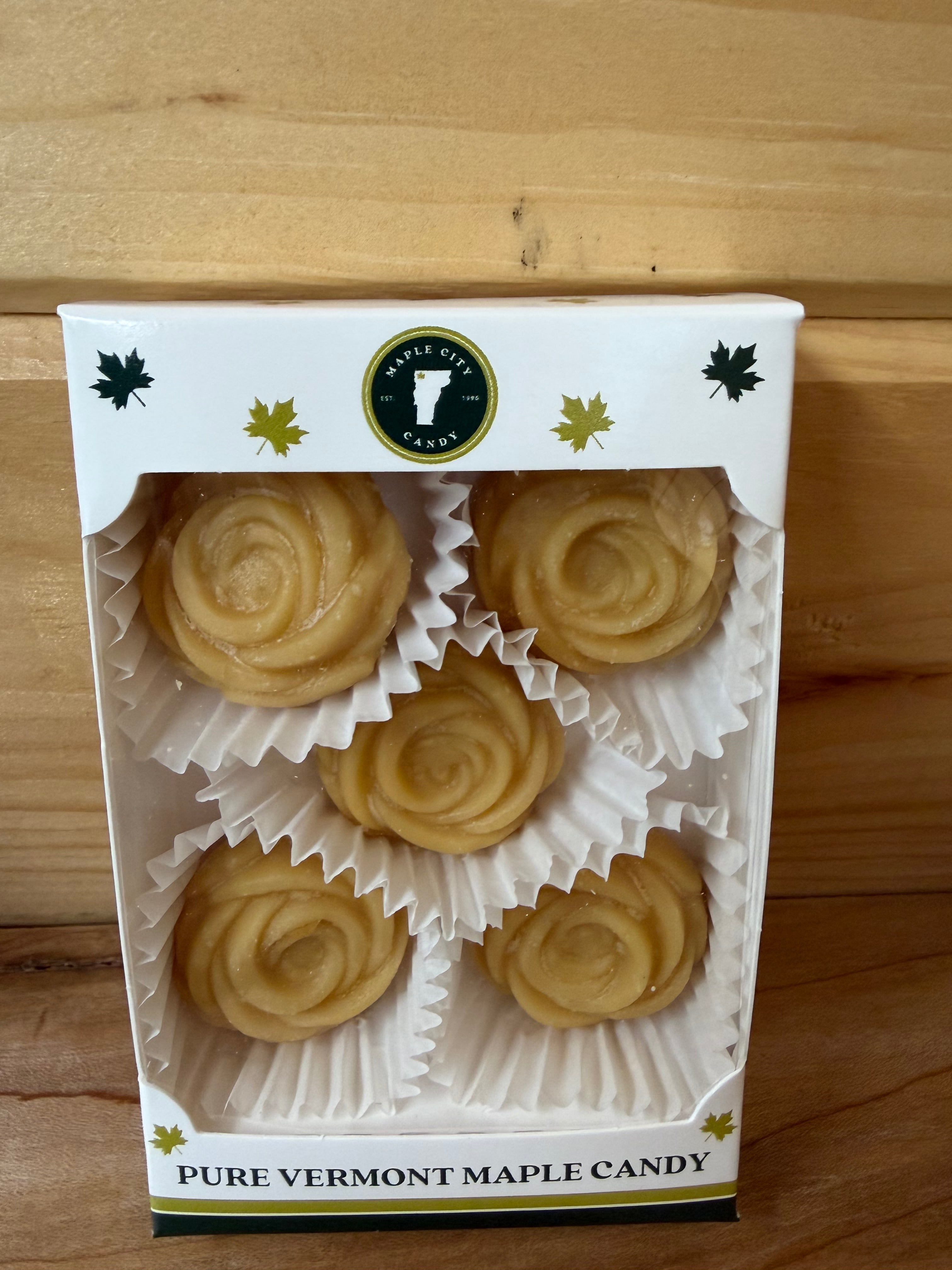 Pure Vermont Maple Candy- 5 Piece ROSES – Maple City Candy