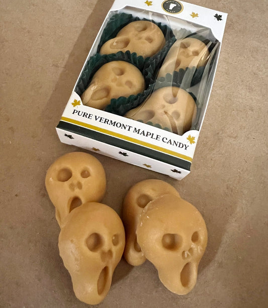 SCREAMING SCARY Halloween Maple Sugar Candy 4 Piece Gift Box