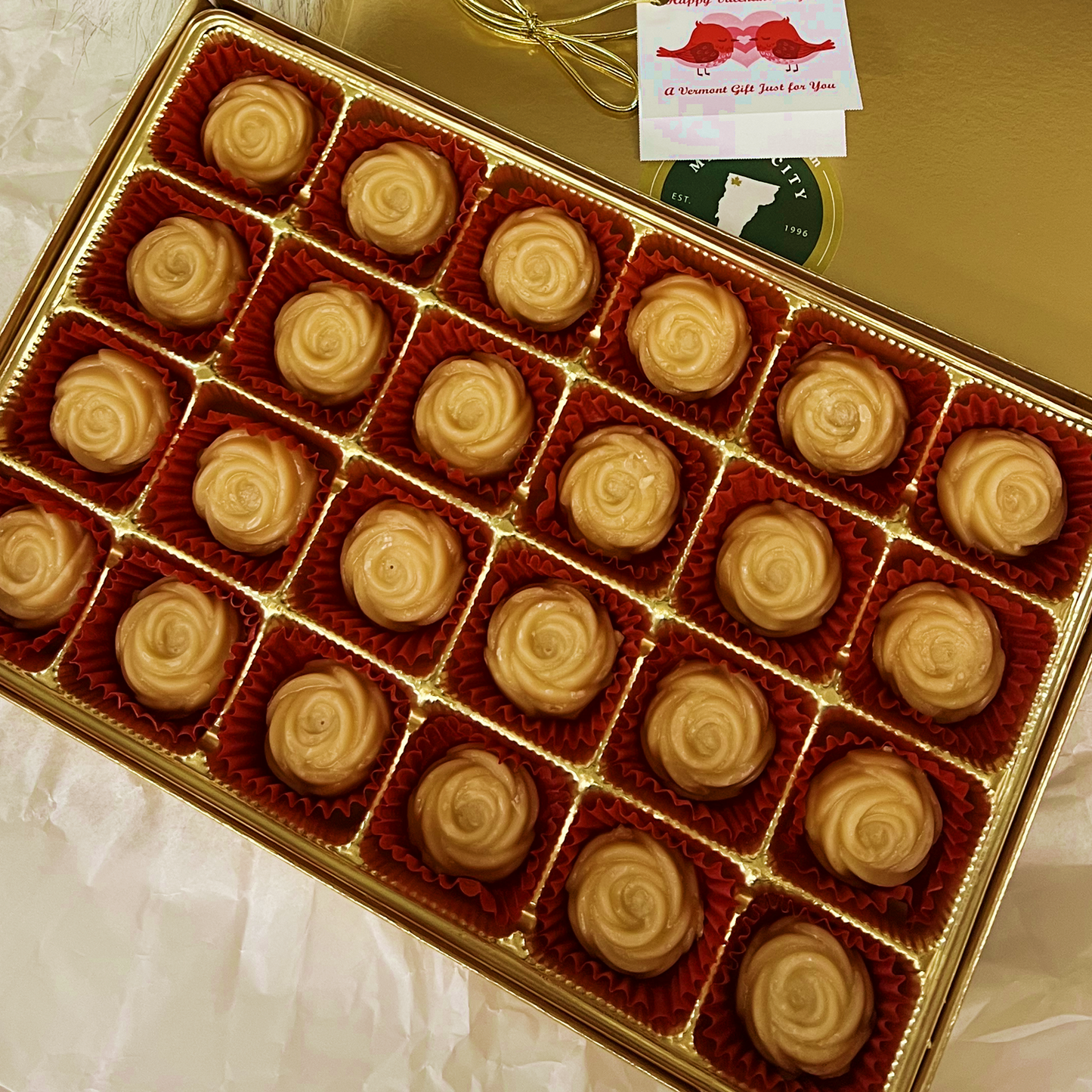 Vermont Maple Candy - 24 piece ROSES Gift Box