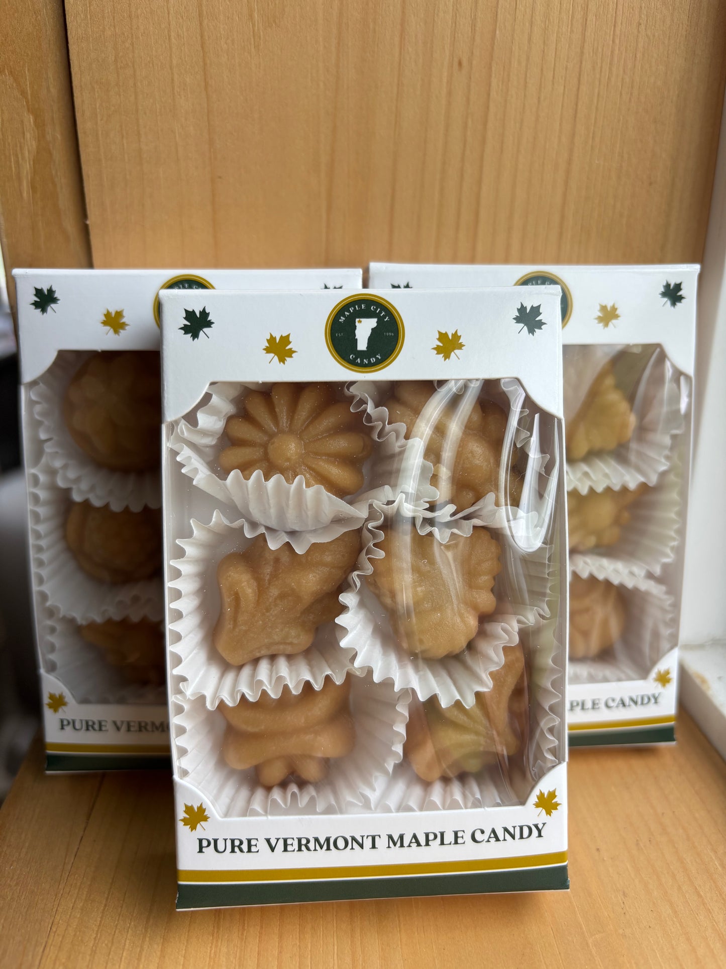 Pure Vermont Maple Candy - 6 Piece Assorted Fancies