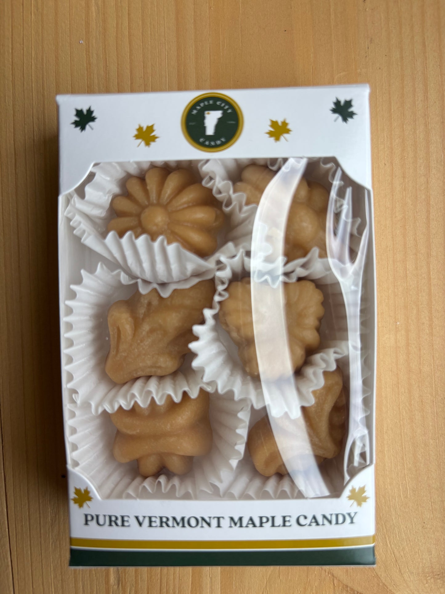 Pure Vermont Maple Candy - 6 Piece Assorted Fancies