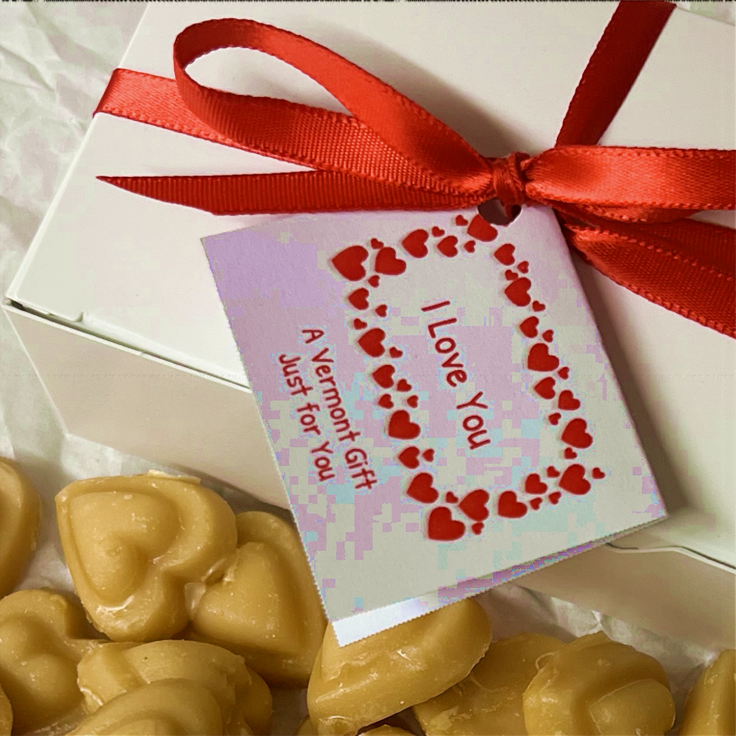 Vermont Maple Candy - 24 piece HEARTS Gift Box